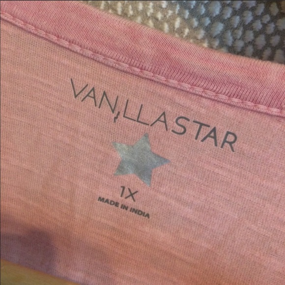 NWT Vanilla Star blush plush size top - Picture 5 of 6
